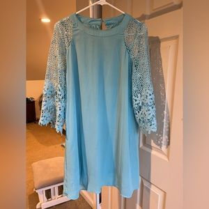 Teal summer dress size medium